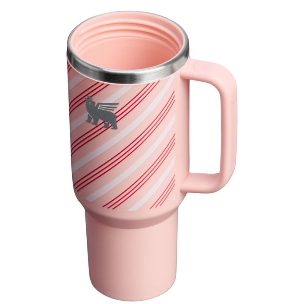 NWT Stanley Tumbler Christmas Ornament/Keychain in Strawberry Cream Twist - Picture 3 of 3